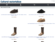 Tablet Screenshot of cultural-materialism.org